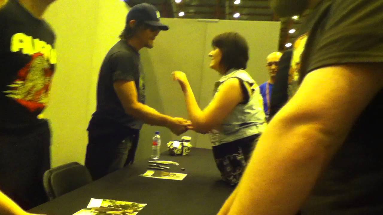 Meeting Norman Reedus at London Film and Comic con 2013