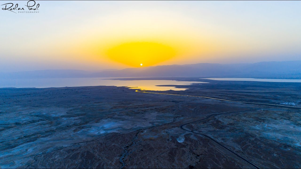 Masada in the Judean Desert AERIAL DRONE VIDEO in 4K Amazing drone shots