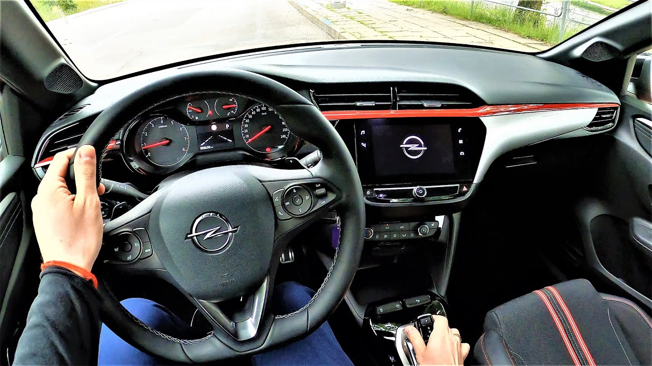 Opel Corsa GS-line 100HP POV driving. GoPRO test drives. Opel Corsa road test.
