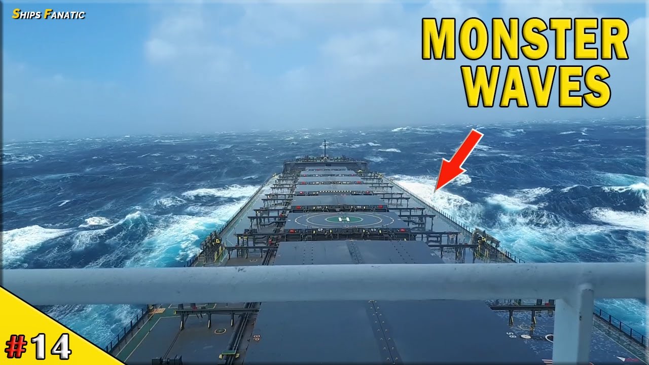 10 BIGGEST Bulk Carrier Ships In STORMS! MONSTER WAVES  Compilation 2020 I SHIPS FANATIC