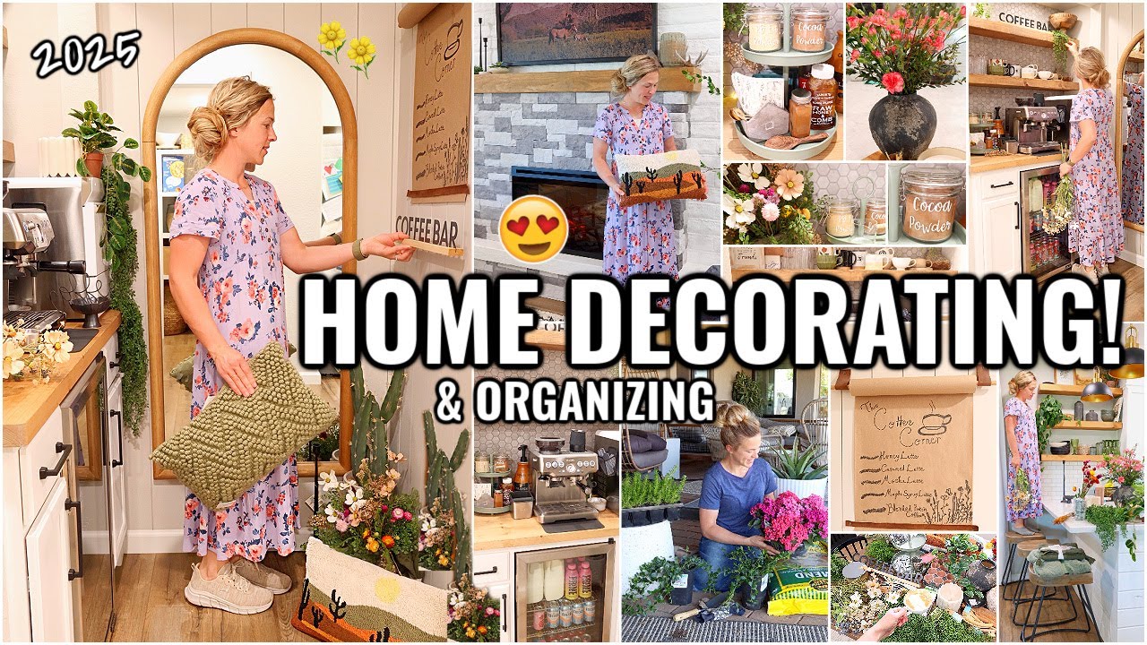 *SPRING* HOME DECORATING & ORGANIZATION IDEAS!!😍 DECORATE WITH ME | ORGANIZING & CLEANING MOTIVATION