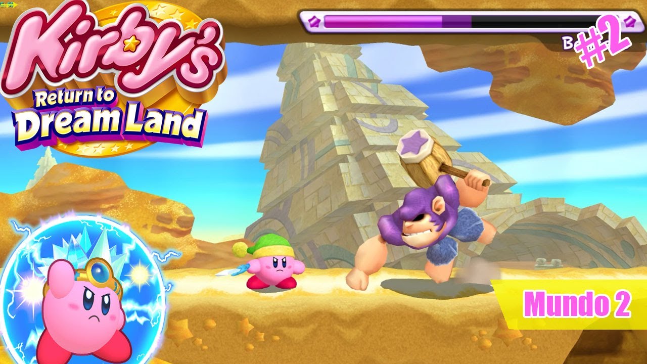 Guía Kirby´s Return to Dreamland Wii/Switch | Mundo 2 (Oasis Óregano)