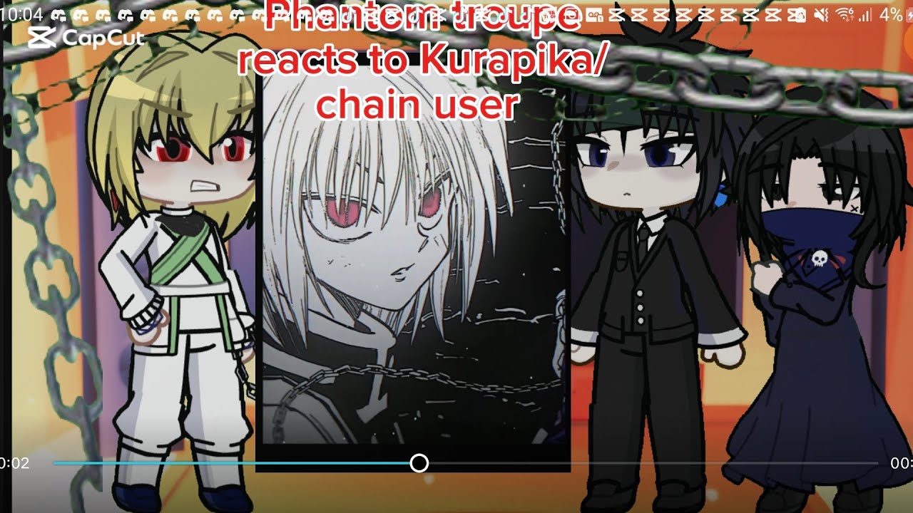 Phantom troupe react to Kurapika/chain user💪('ω'💪)
