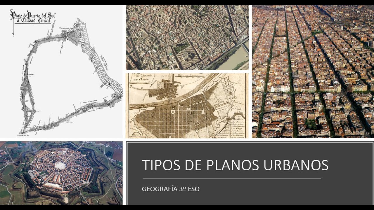 TIPOS DE PLANOS URBANOS