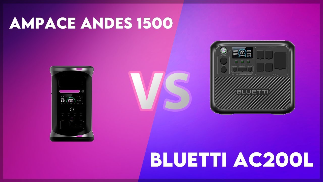 Ampace Andes 1500 vs Bluetti AC200L Technical Comparison