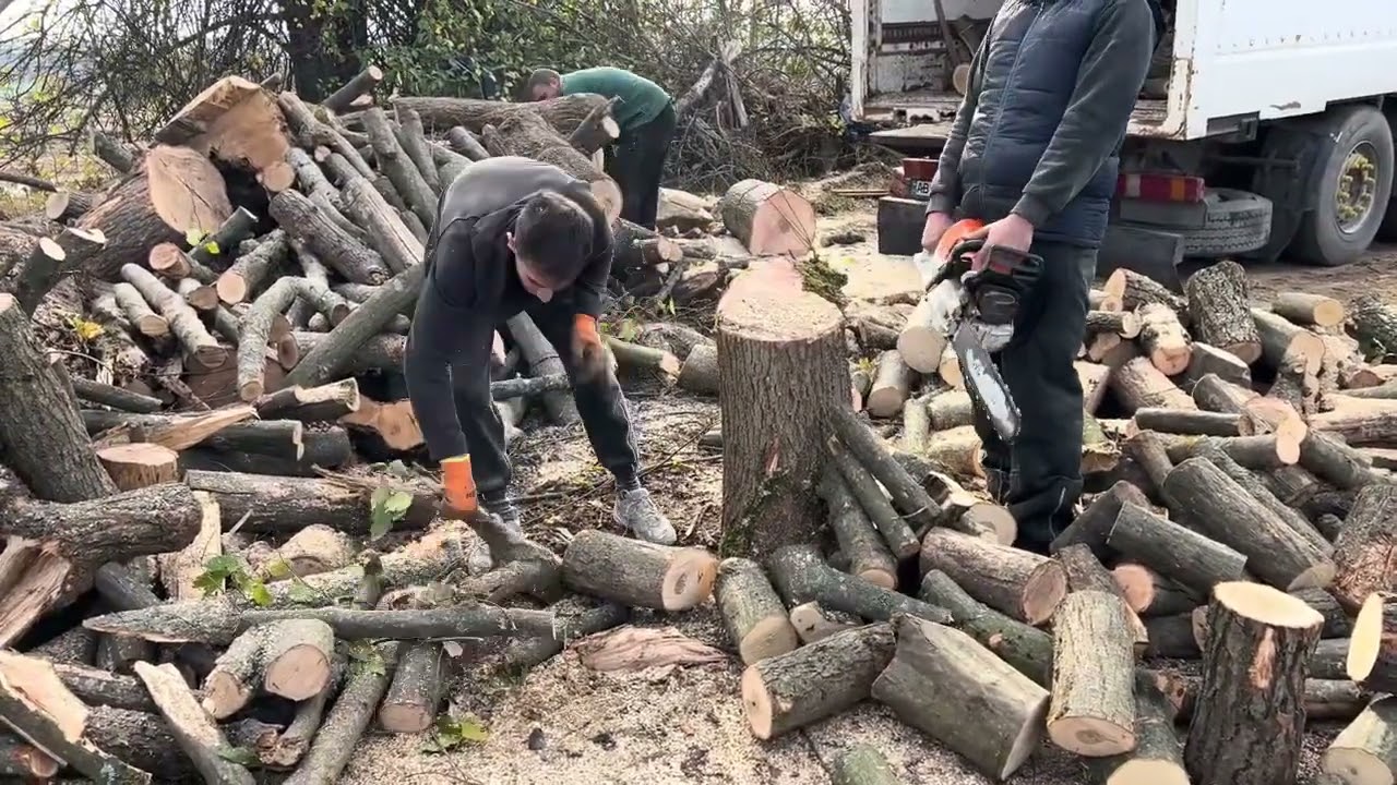 💪Так ми ріжемо тонкі дрова👍
