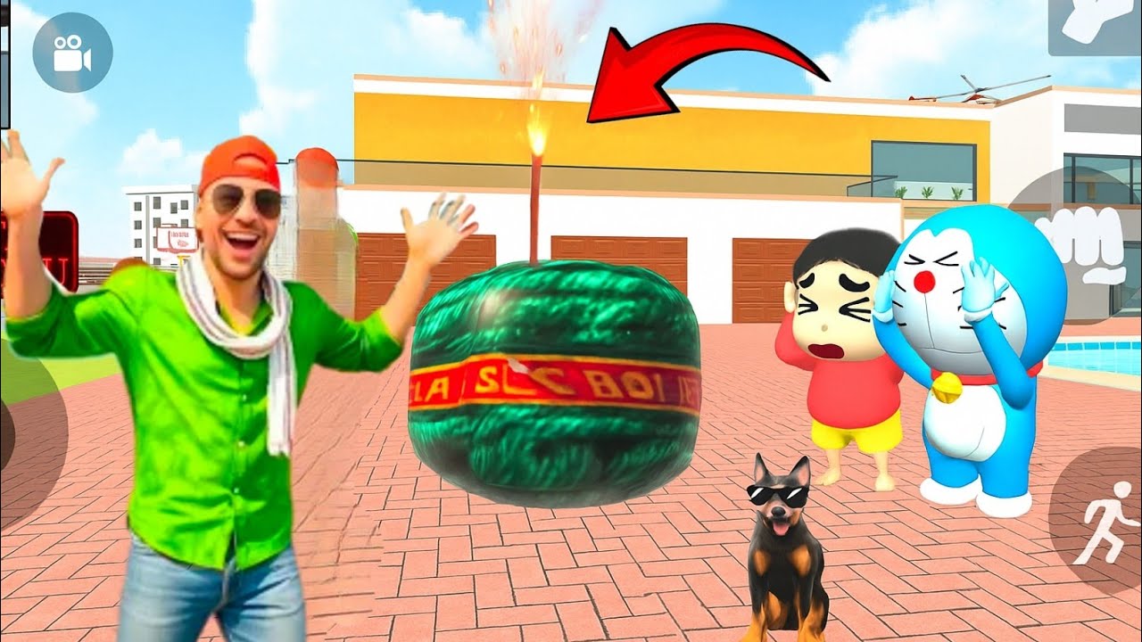 🤯 Franklin Going to Shopping Diwali Bom | Indian Theft Auto