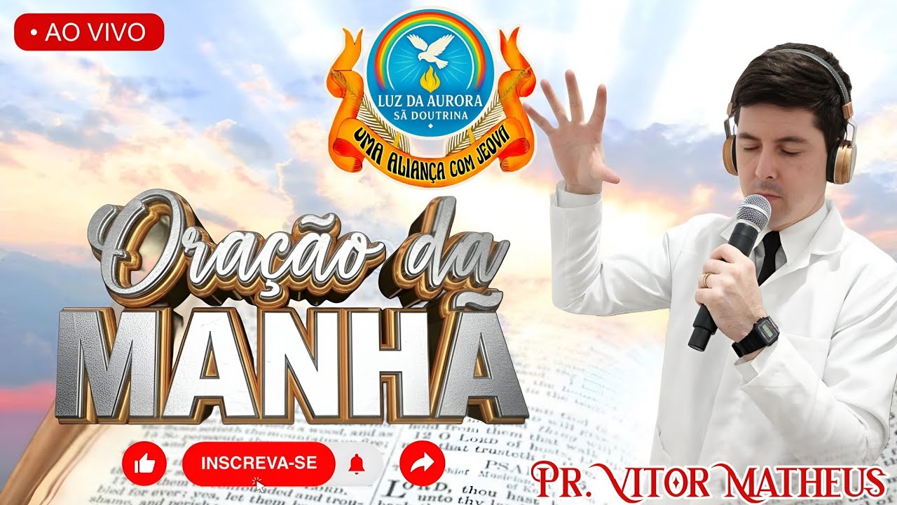🔴 Oração da Manhã com Deus | 19/01/26 | Pr. Vitor Matheus | Ao Vivo
