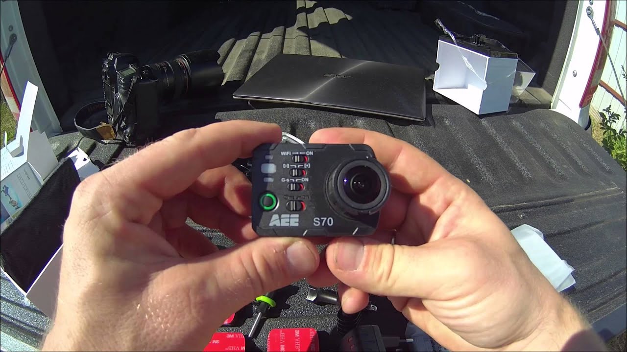 AEE S70 action cam unboxing