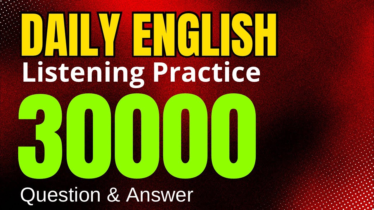 3 hours of Daily English Conversation Questions and Answers for beginners 