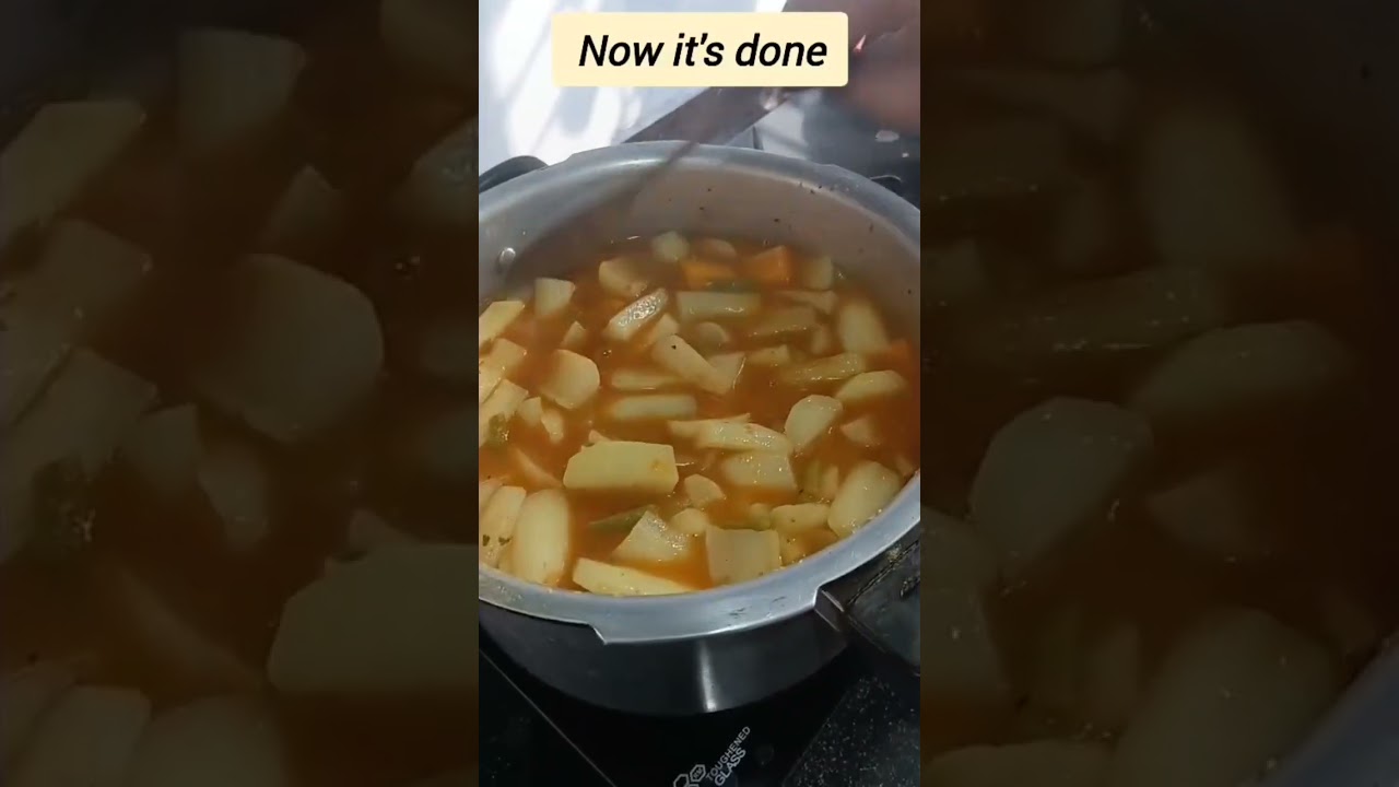 Simple🥕🥔 vegetable dal #recipe #shortsvideo #cooking 