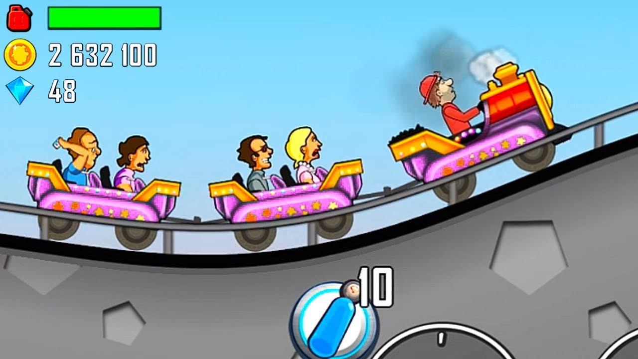 Hill Climb Racing Pink Skin for Train (Kiddie Express) New Color