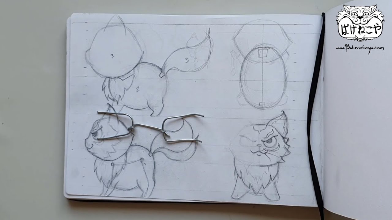 Sculpting a Chibi Bakeneko in wax - Part 1