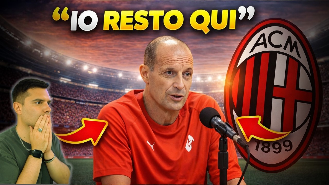 ALLEGRI SHOCK: “RESTO AL MILAN!” 🔴⚫ Messaggio chiarissimo prima del DERBY | Milan-Inter