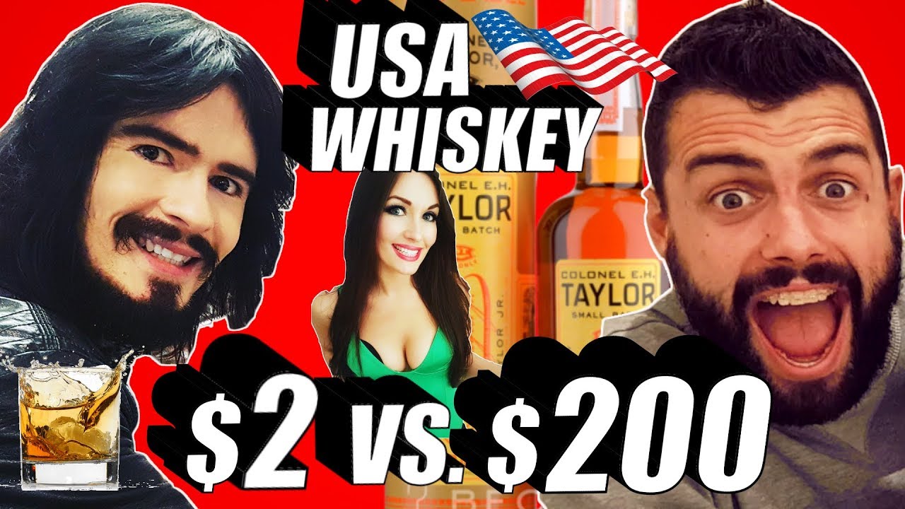 Irish People Try $2 VS $200 DOLLAR American Whiskey!! + American PRISON ALCOHOL For First Time!!