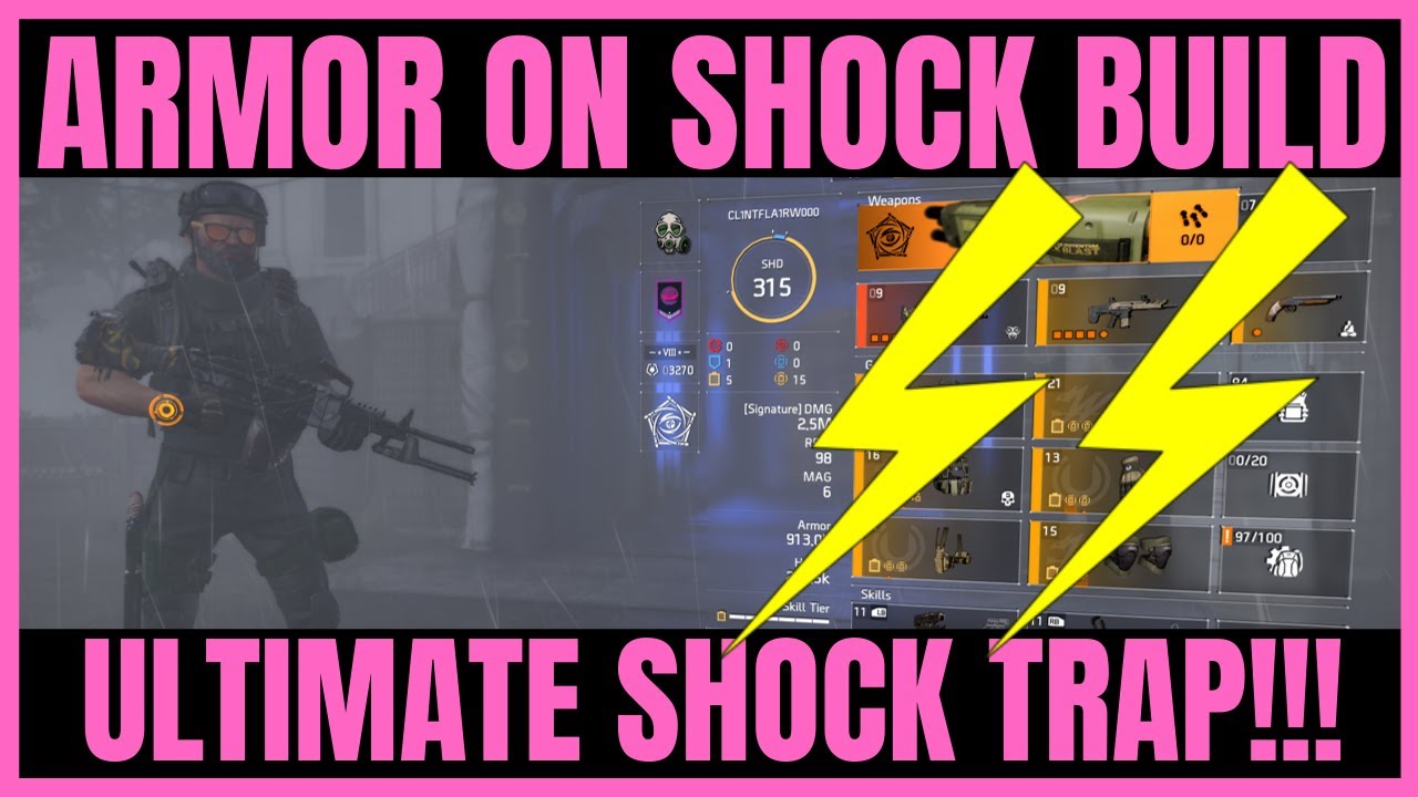 The Division 2 - CRAZY SHOCK TRAP BUILD + INSANE COOLDOWNS!!