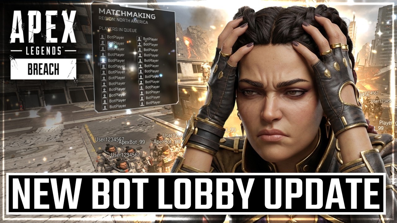 В Apex Legends появился новый баг с ботами в лобби, который ломает всё.