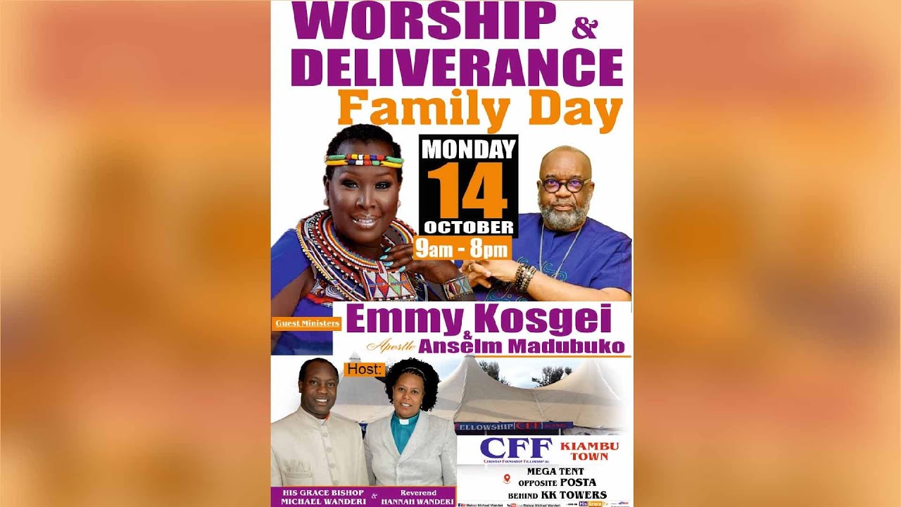 WORSHIP & DELIVERANCE FAMILY DAY  || EMMY KOSGEI & APOSTLE ANSELM MADUBUKO || 14TH OCT 2024.
