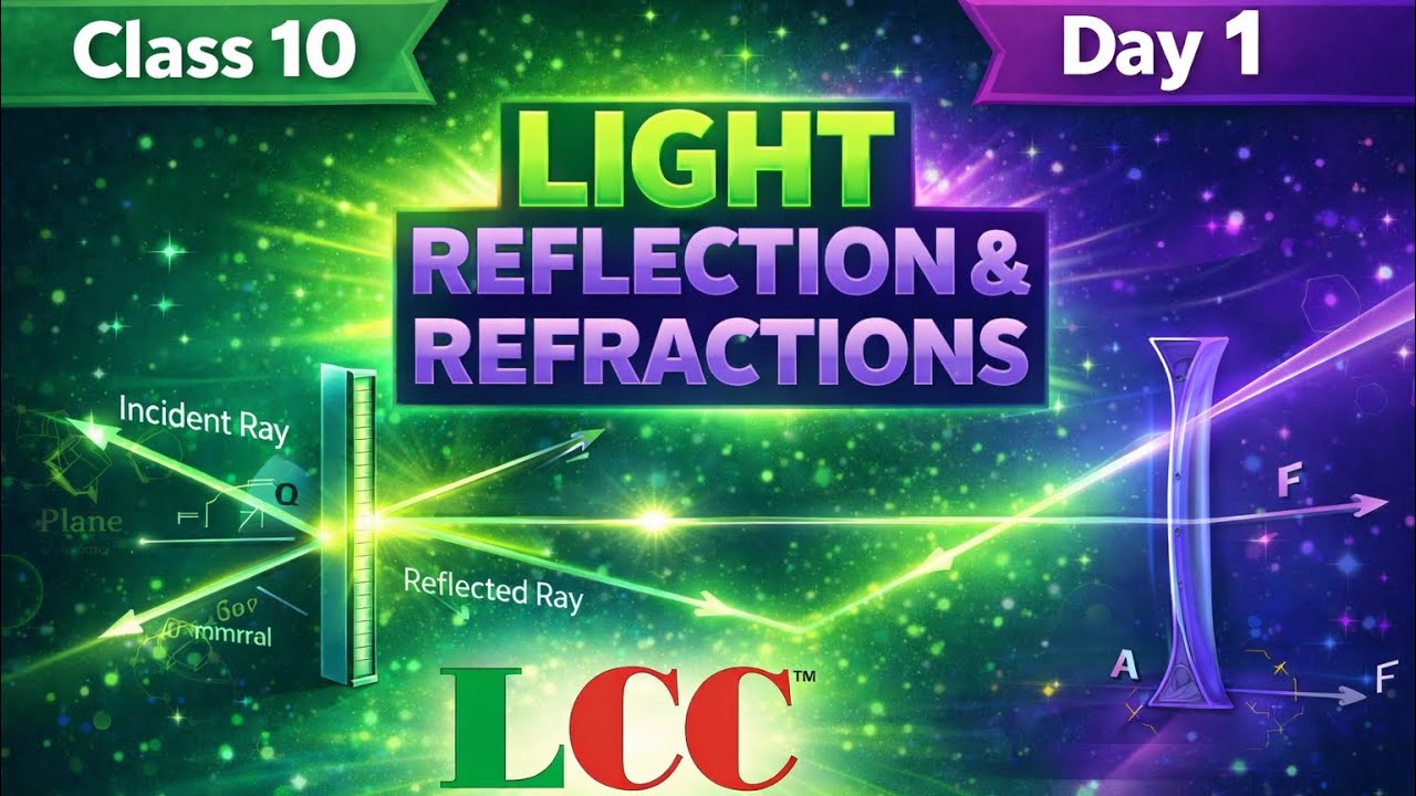 Light - Reflection and Refraction 10th Science part 1