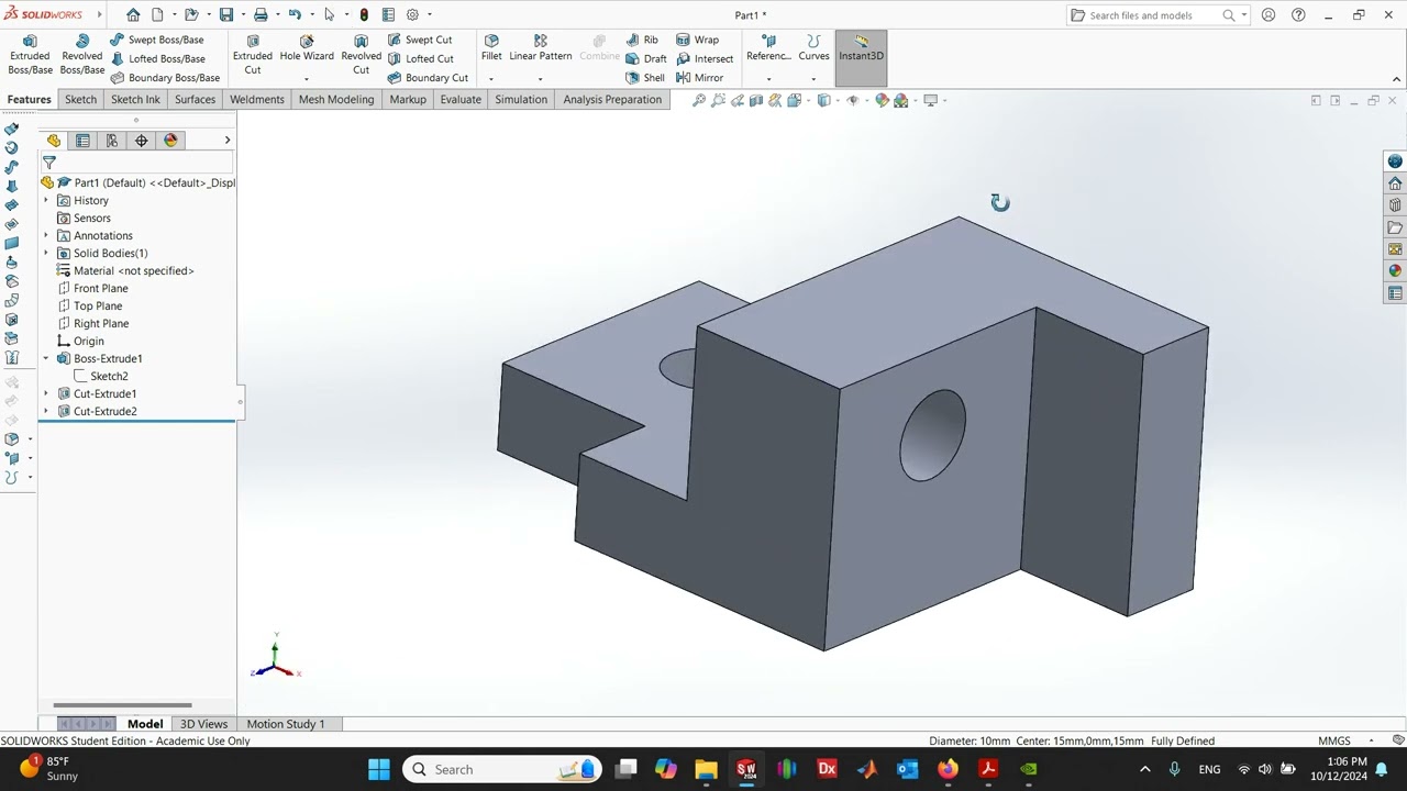 Primeros Pasos en SOLIDWORKS 05