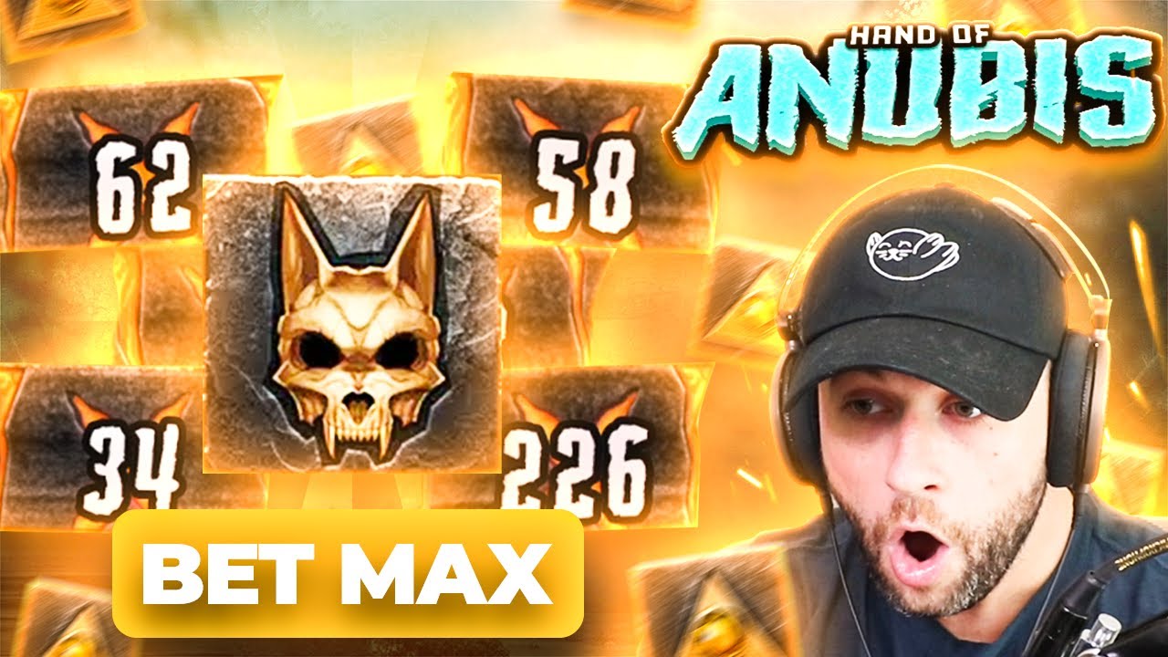 SPINNING in a MAX BET Bonus on HAND OF ANUBIS!... CRAZY MULTIPLIERS!! (Bonus Buys)