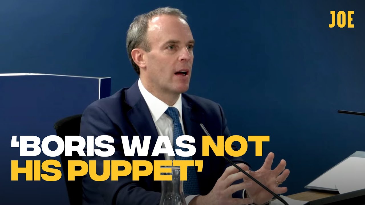 Dominic Raab getting grilled about Dominic Cummings and taking holidays | Covid Inquiry