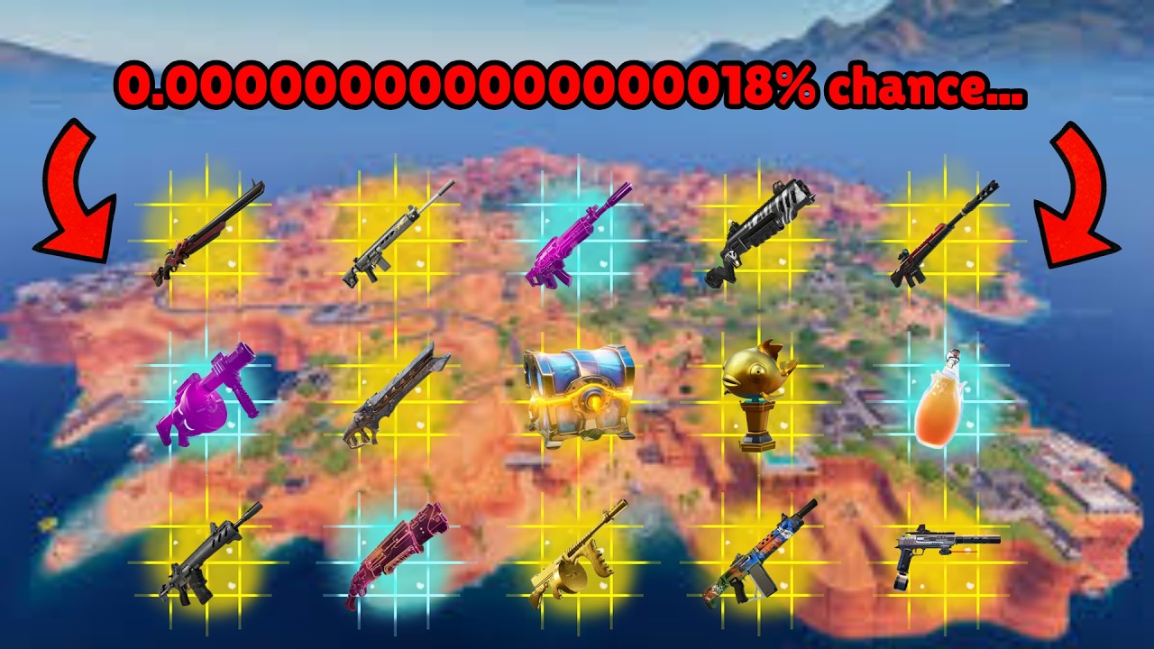 We found 14 MYTHIC and EXOTIC items in 3 HOURS... (1 in Quintillion Chance)