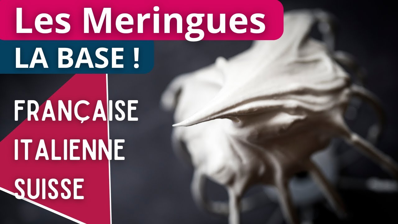Différences Meringue Italienne, Suisse, Française