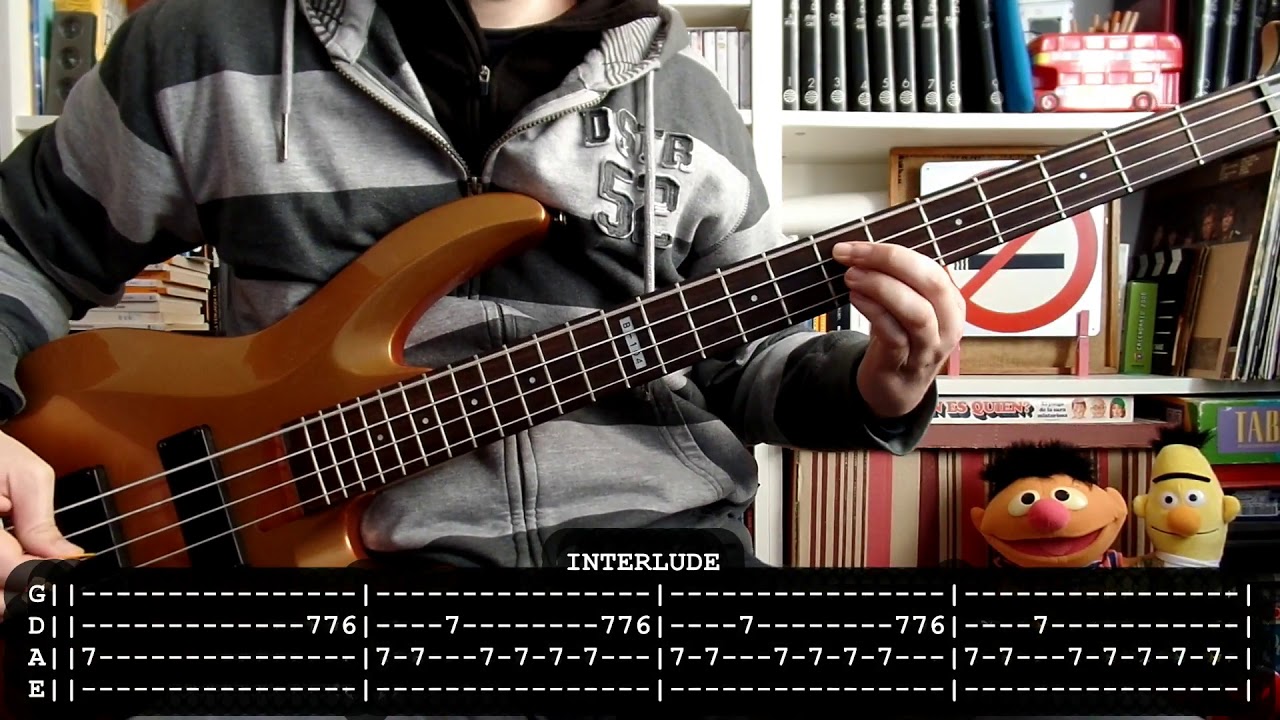 LA POLLA RECORDS - Odio a los partidos (bass cover w/ Tabs) [full HD]