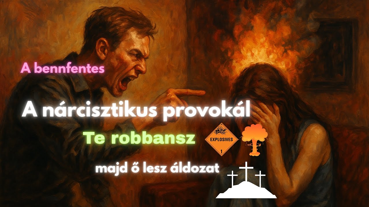 A nárcisztikus addig provokál amíg fel nem robbansz -  aztán ő lesz az áldozat