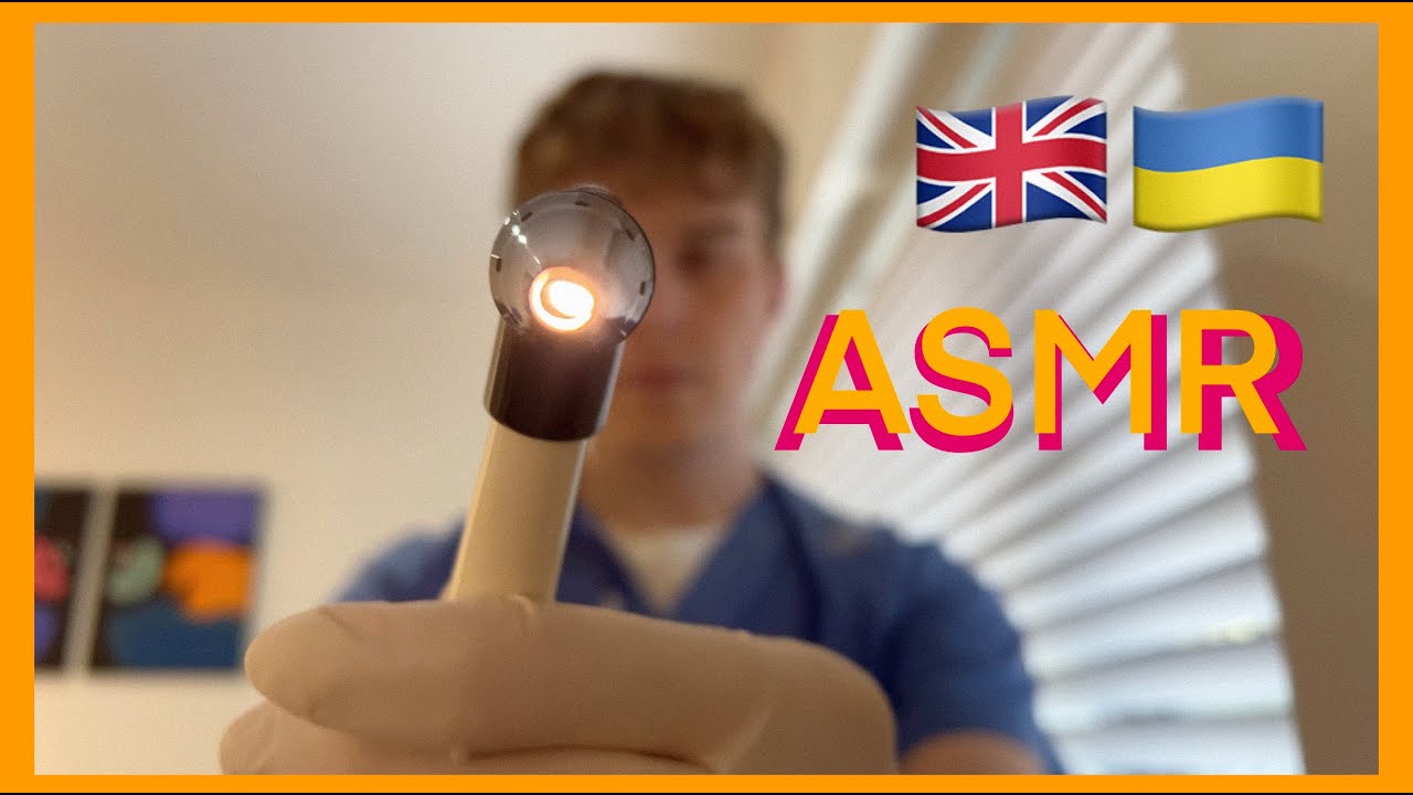 [ASMR Roleplay] Bi-lingual Improvised Cranial Nerve Check up | Ukrainian and English