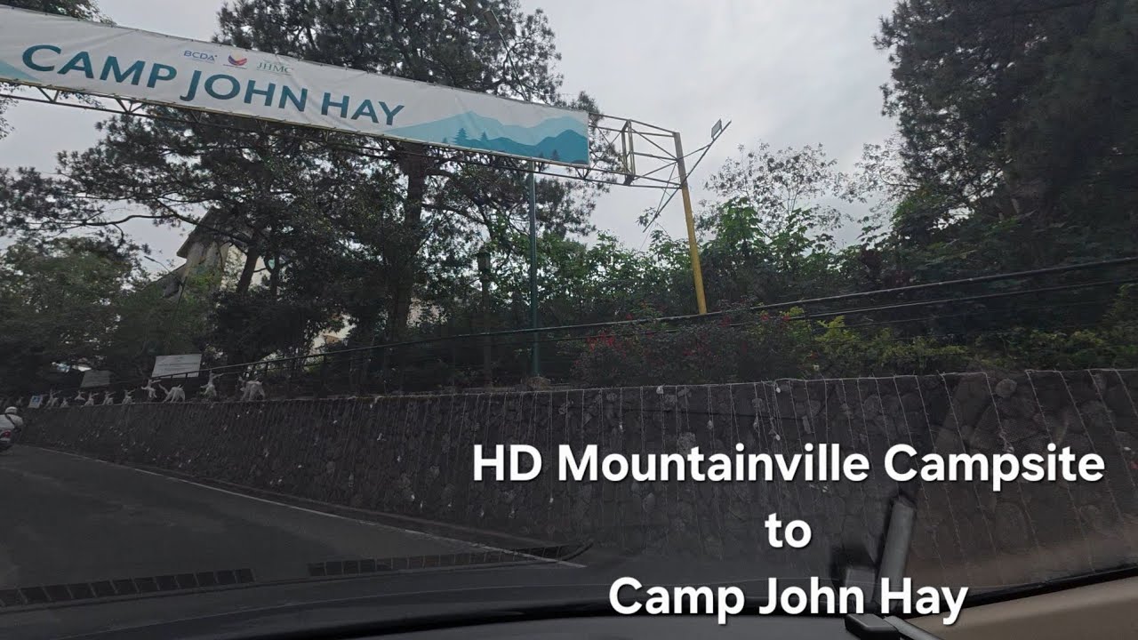 HD Mountainville Campsite to Camp John Hay - Hyperlapse