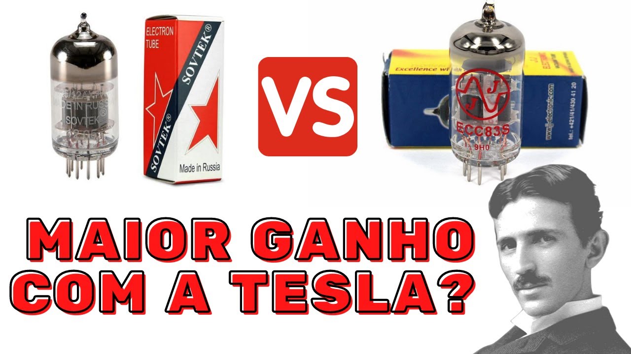 Qual válvula 12AX7 tem mais ganho - JJ Tesla ou Sovtek WA?