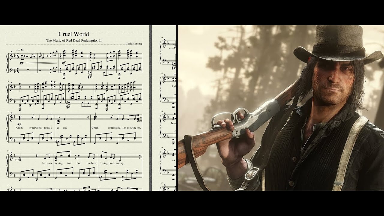 Cruel World - Red Dead Redemption II piano cover