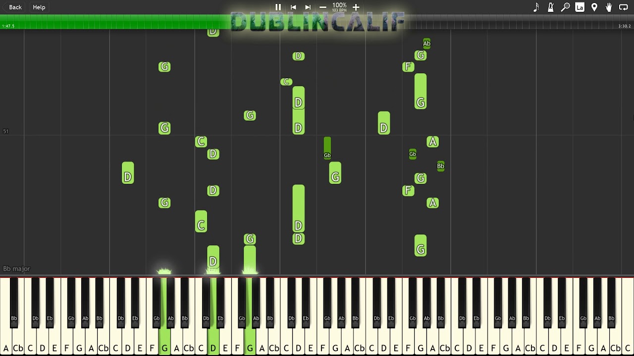 Super Paper Mario - Castle Bleck Theme Piano Tutorial Synthesia