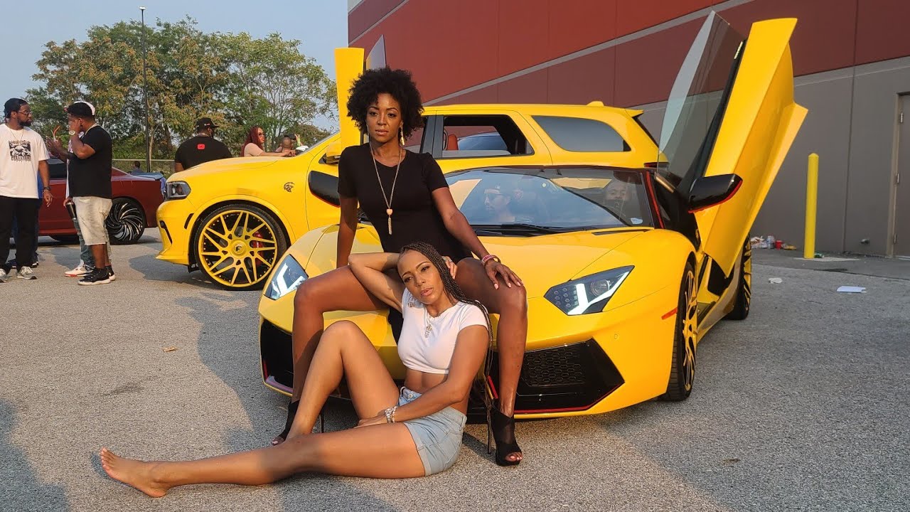 THESE MODELS WAS ALL OVER MY LAMBORGHINI TAKING PICTURES I WAS P###ED OFF