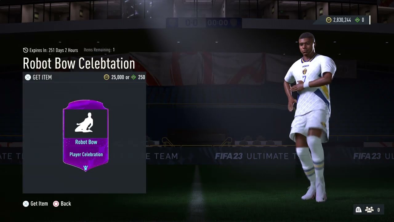 【一球】FIFA 23 UT | Robot Bow Celebration