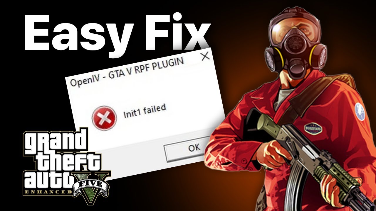 Как быстро и легко исправить ошибку Init1 в GTA 5 Enhanced OpenIV