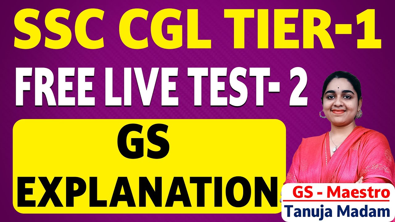 ALL INDIA LIVE TEST- 2 GS PART EXPLANATION || BY TANUJA MANADAM |EVERESTCOACHING POINT