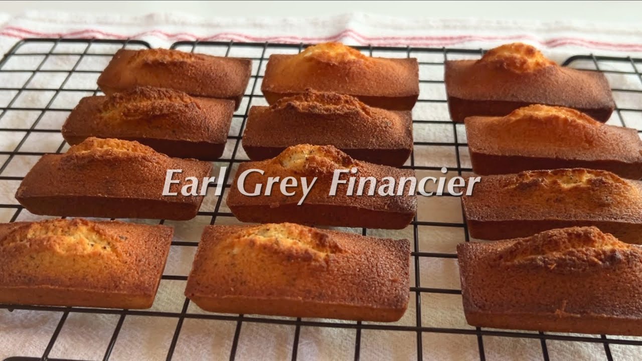 겉바속촉! 얼그레이 휘낭시에 만들기 | Earl Grey Financier Recipe