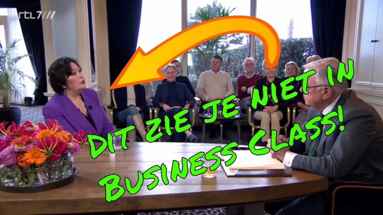 Dit zie je niet in Business Class!