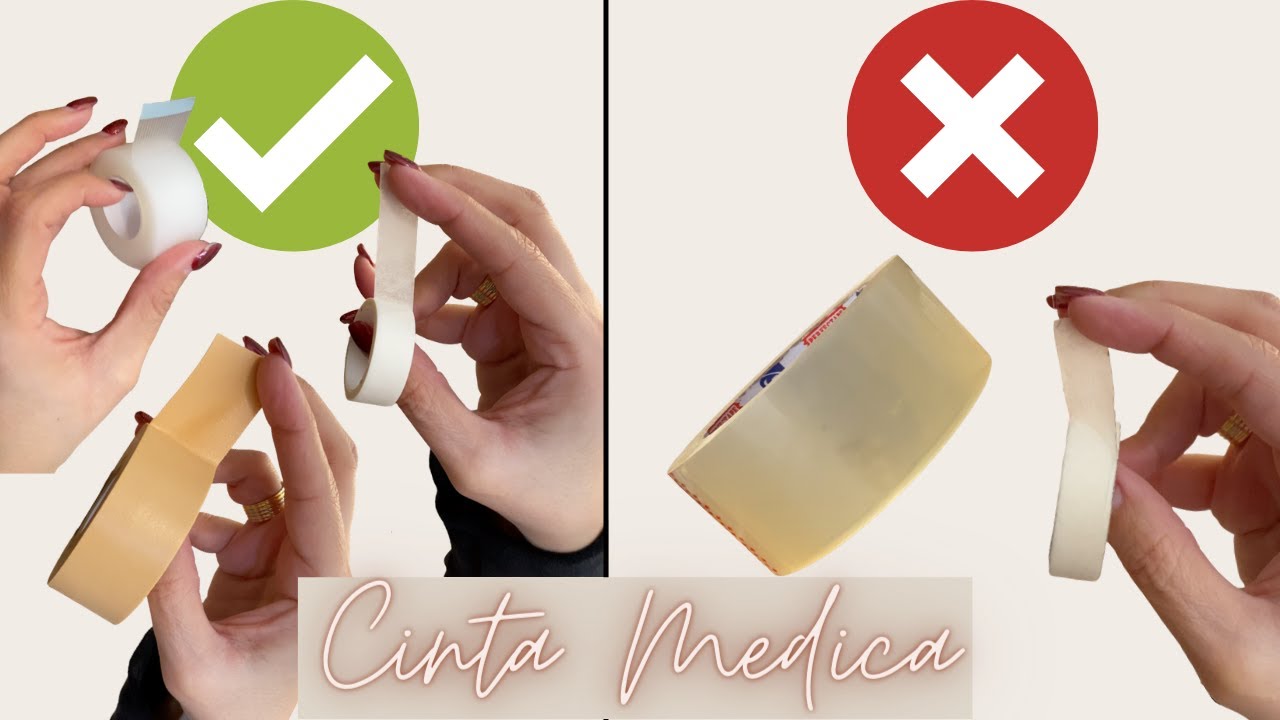 Cinta Medica para Extensiones de Pestañas- Como aislar utilizando este método