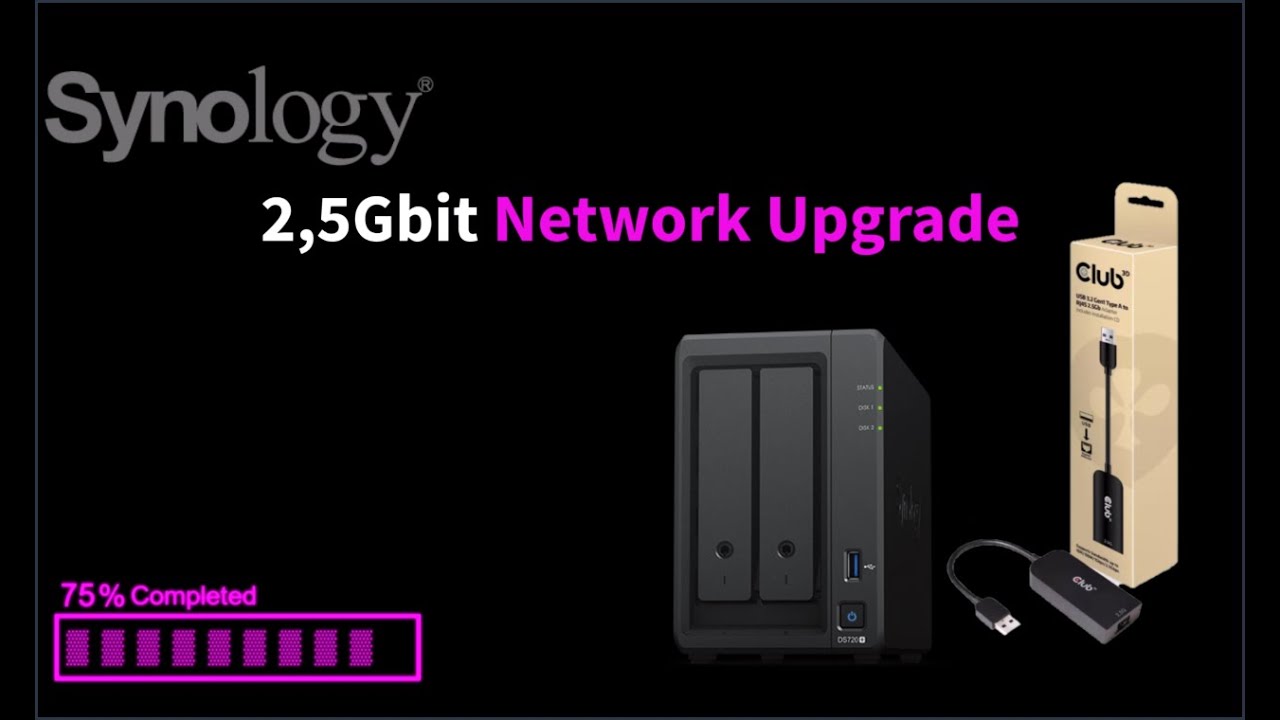 Synology DS224+ 2,5Gbit Netzwerk Upgrade
