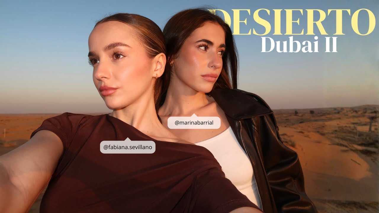 DUBAI DÍA 2 | Cómo es una cena de lujo en el DESIERTO 🌵🐪