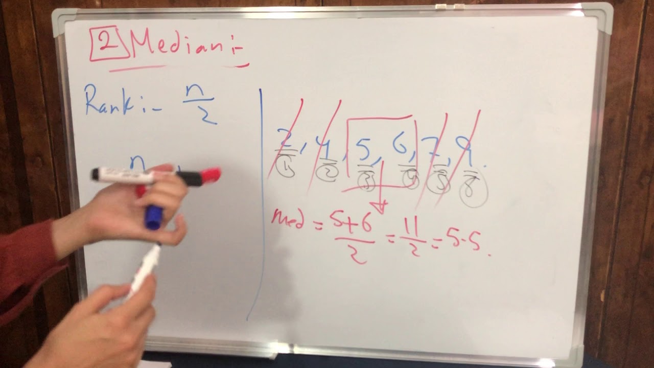 مبادئ احصاء المحاضره الثانيه الجزء الثاني : sec 3.1 Measures of Center