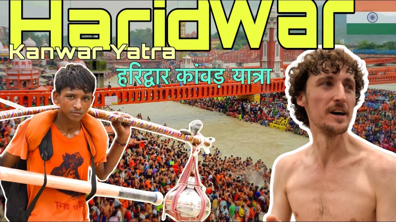 I SWAM IN THE GANGES (Kanwar Yatra 2024 Haridwar कांवड़ यात्रा हरिद्वार)