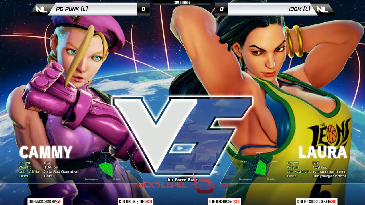 NLBC v.87 - Street Fighter V GRAND FINAL - Punk (Cammy) vs Idom (Laura) [1080p/60fps]