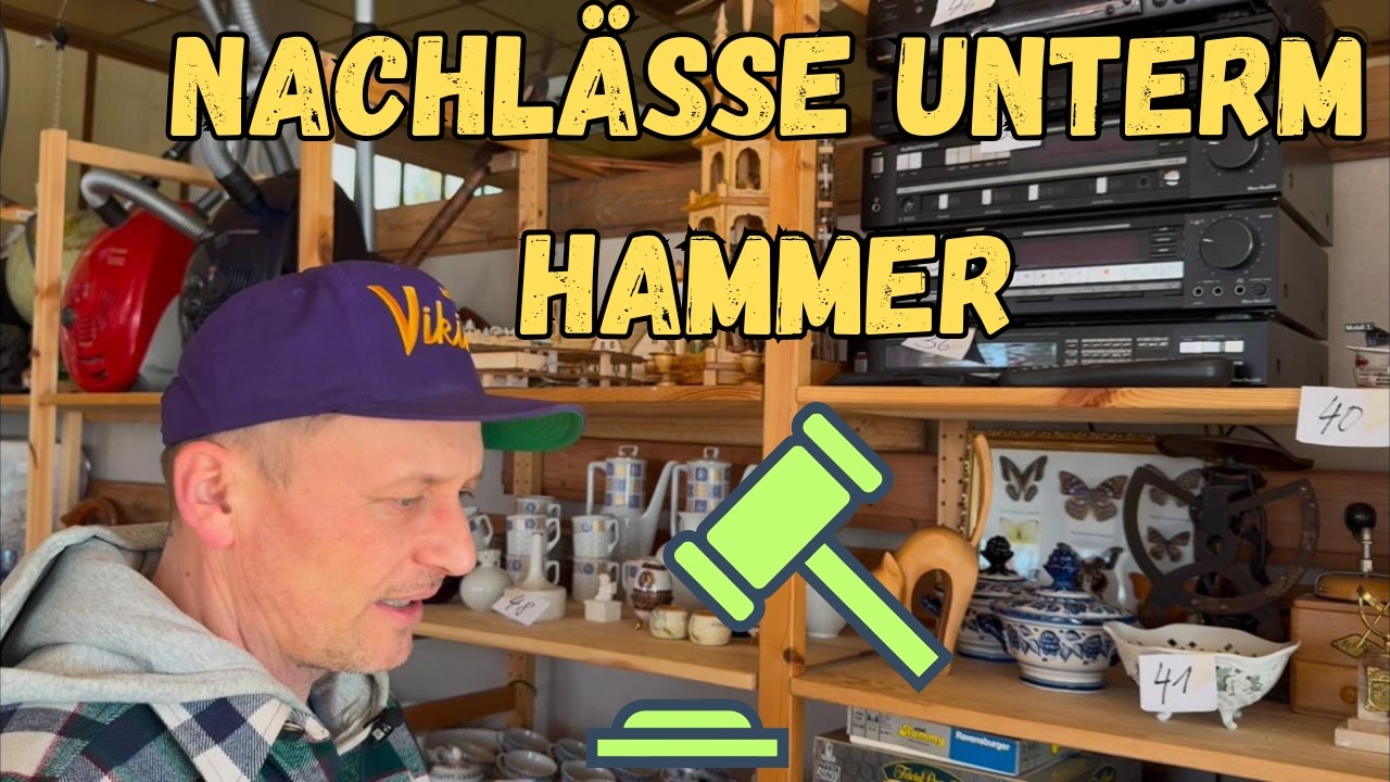 Nachlässe unterm Hammer! Unsere 2. Auktion aus Entrümpelungen & Wohnungsauflösungen!