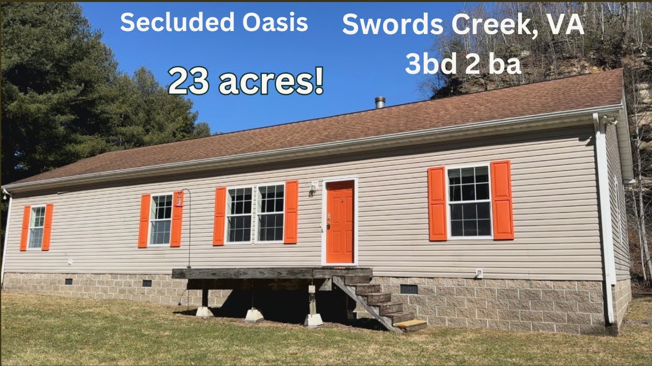 3 Bed • 2 Bath • 23+ Private Acres in Swords Creek, VA (Ultimate SWVA Mountain Property)