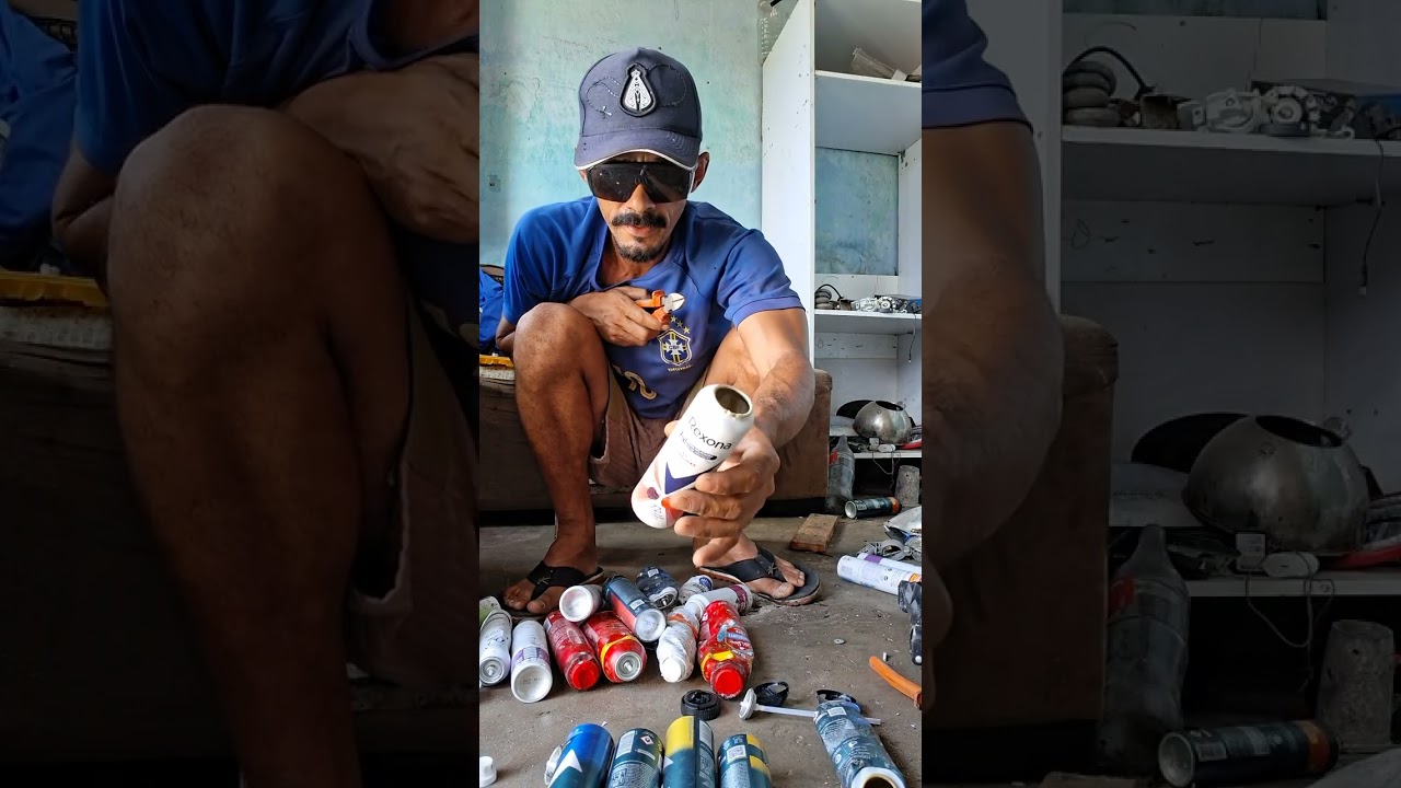 Como limpar desodorante spray de alumínio 